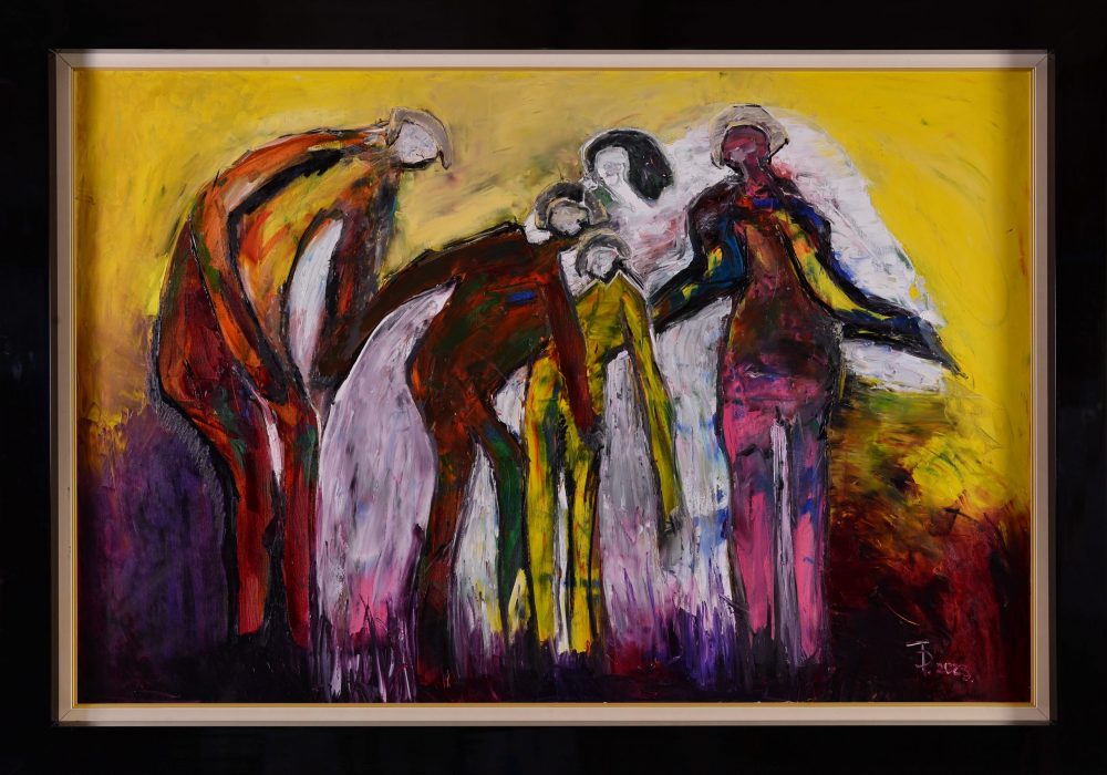 Orori 1_ulei pe panza_cu rama_170X120cm