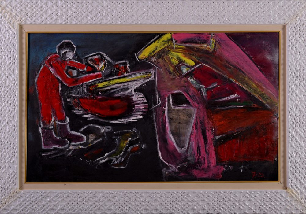 Orori 2_ulei pe panza_cu rama_125X85cm